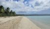 Aerial view of pristine beachfront land in Miches, Dominican Republic – prime investment opportunity
